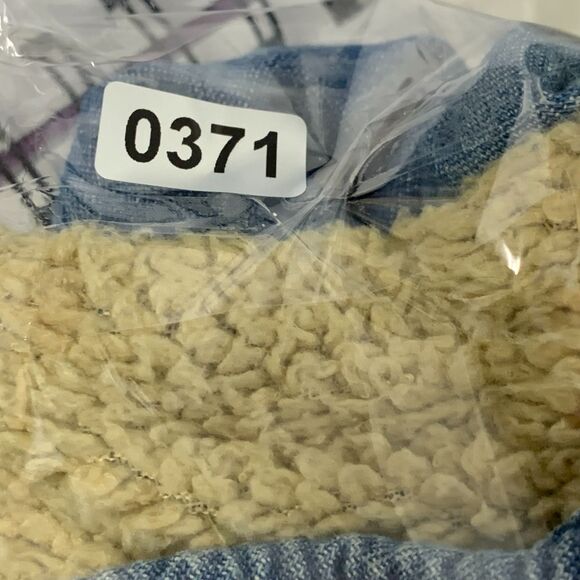 WRANGLER Sherpa Lined Blue Denim Jacket‎ Shirt Jacket Men's Large - Picture 15 of 15